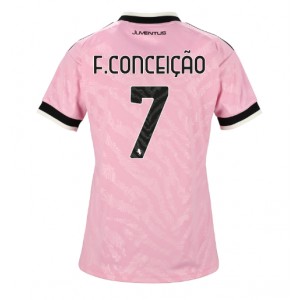 Juventus Francisco Conceicao #7 Jalkapallovaatteet Naisten Vieraspaita 2026-27 Lyhythihainen